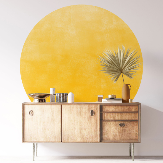 Adesivo Murale Cerchio / Rotondo - Colore di Tendenza