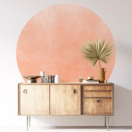 Adesivo Murale Cerchio / Rotondo - Colore di Tendenza