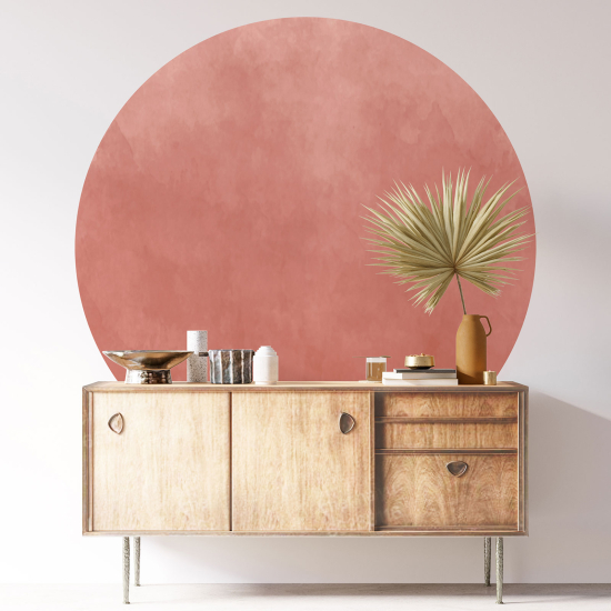 Adesivo Murale Cerchio / Rotondo - Colore di Tendenza