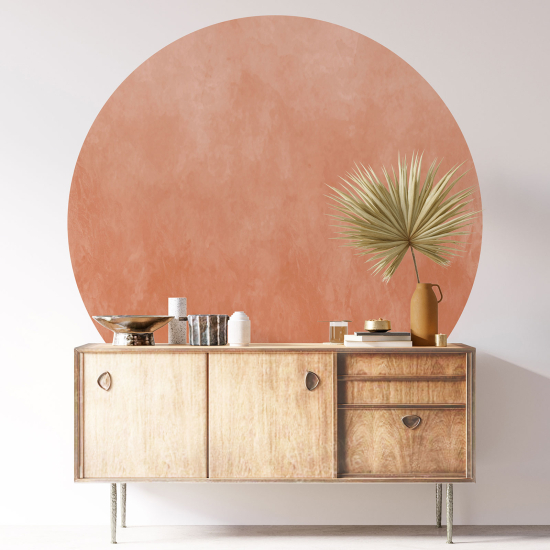 Adesivo Murale Cerchio / Rotondo - Colore di Tendenza