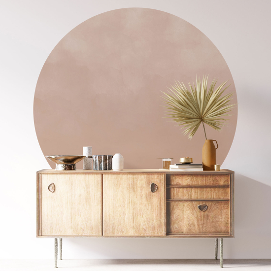 Adesivo Murale Cerchio / Rotondo - Colore di Tendenza