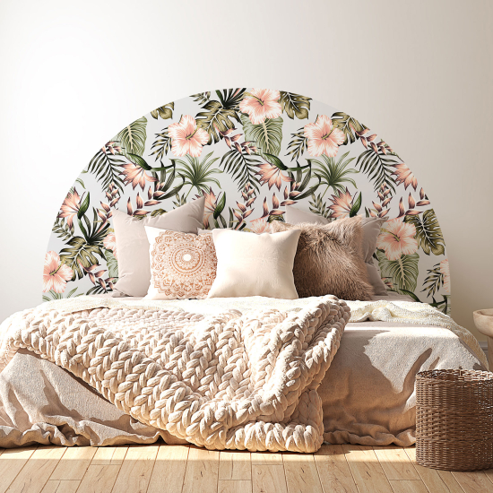 Adesivo Murale Testiera Arco - Fiori