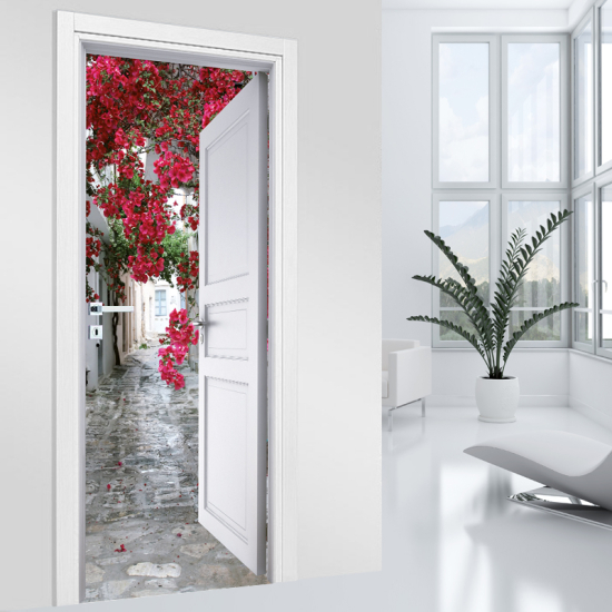 Adesivo per porta - Vicolo