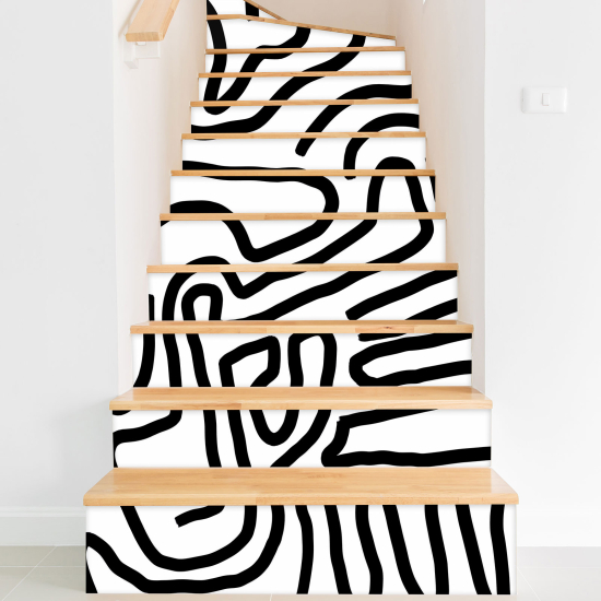 Adesivo Per Scale - Motivo Grafico