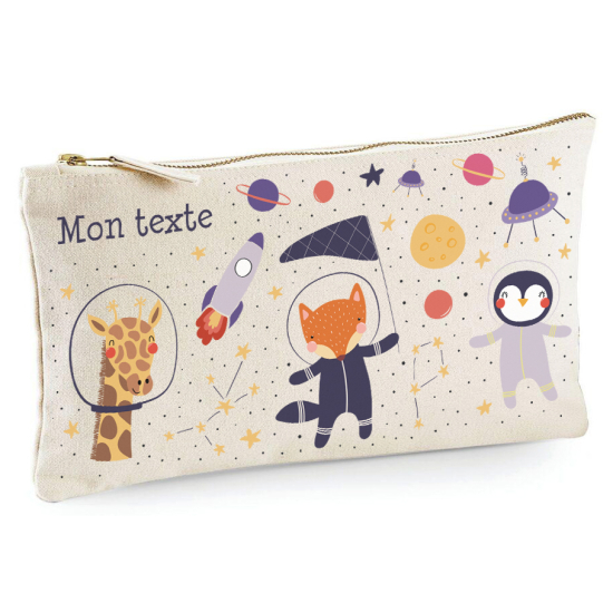 Astuccio personalizzato - Animali astronauti