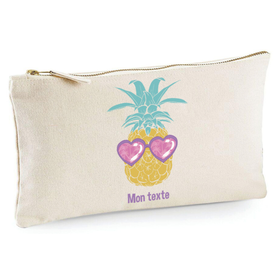 Astuccio personalizzato - Cuori di ananas