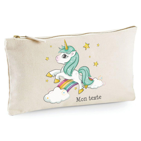 Astuccio personalizzato - Unicorno arcobaleno