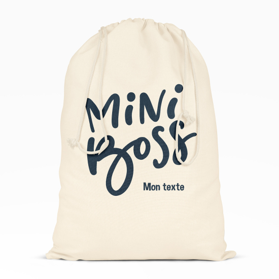 Borsa con coulisse personalizzata - Mini boss
