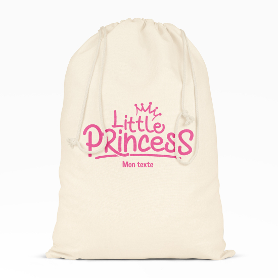Borsa con coulisse personalizzata - Piccola principessa