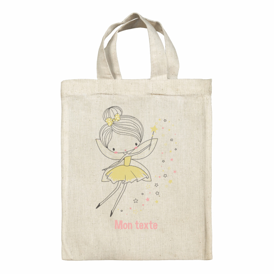 Borsa tote bag personalizzata - Fata