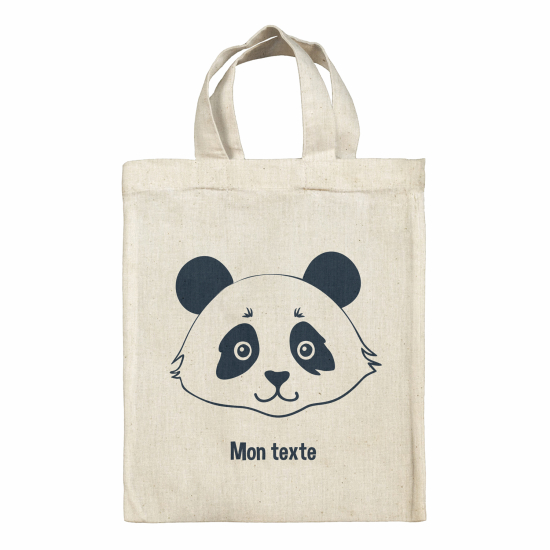 Borsa tote bag personalizzata - Panda