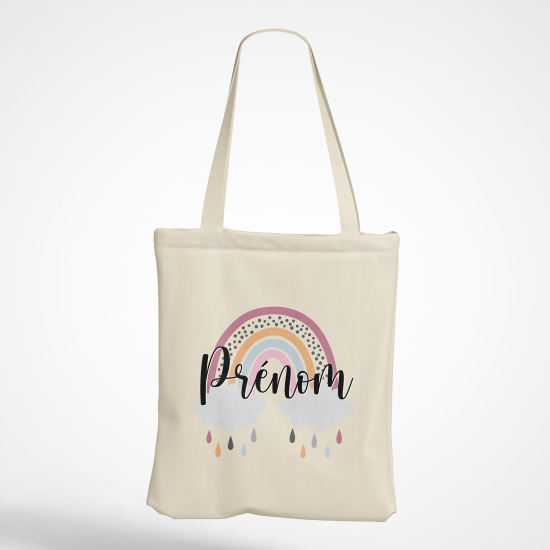 Borsa tote bag personalizzato - Arcobaleno