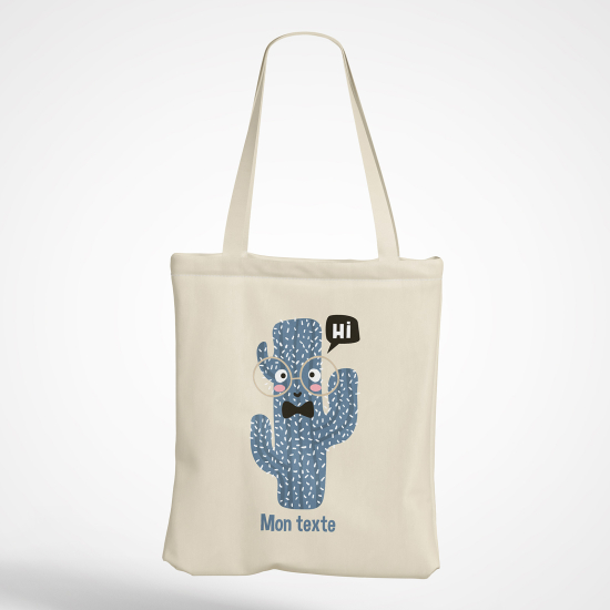 Borsa tote bag personalizzato - Cactus