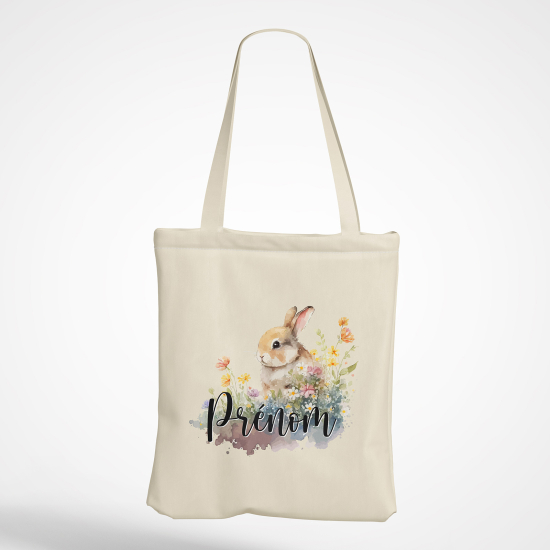 Borsa tote bag personalizzato - Coniglio