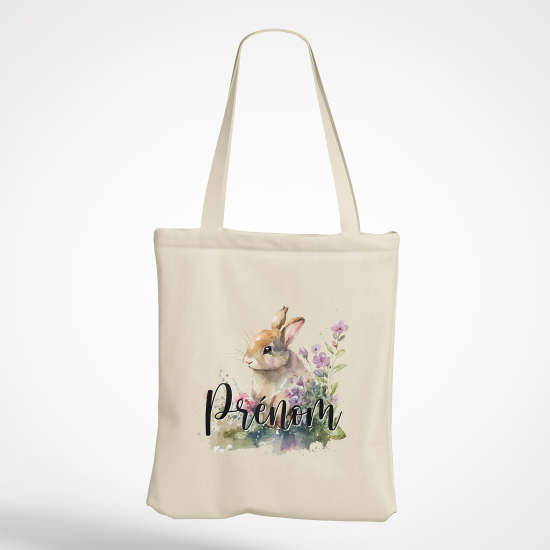 Borsa tote bag personalizzato - Coniglio