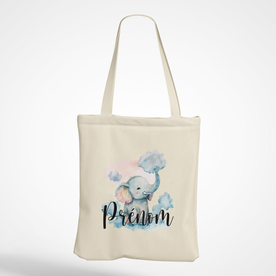 Borsa tote bag personalizzato - Elefante