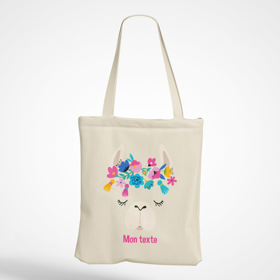 Borsa tote bag personalizzato - Lama fiori