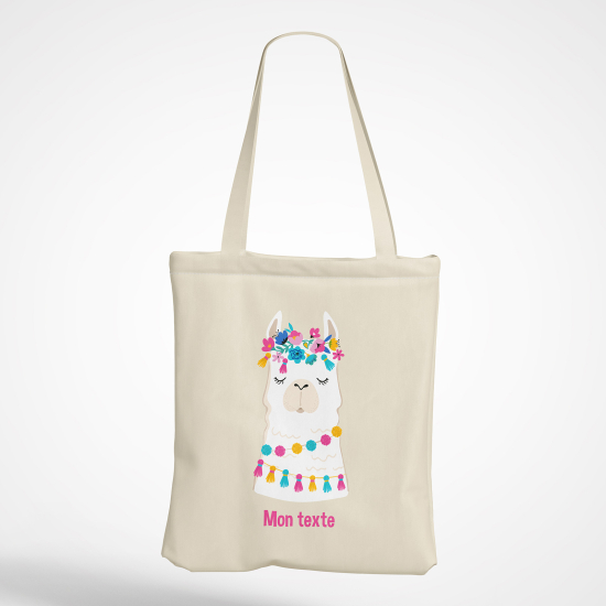 Borsa tote bag personalizzato - Lama fiori