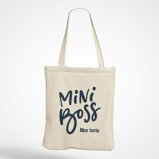 Borsa tote bag personalizzato - Mini boss