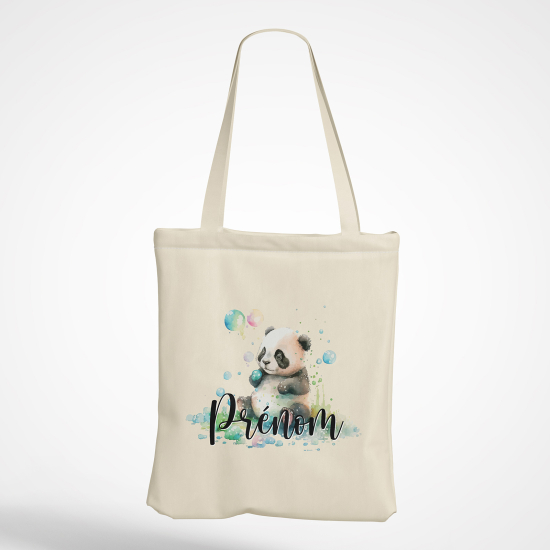 Borsa tote bag personalizzato - Panda