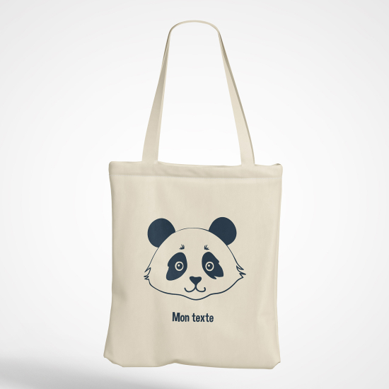 Borsa tote bag personalizzato - Panda