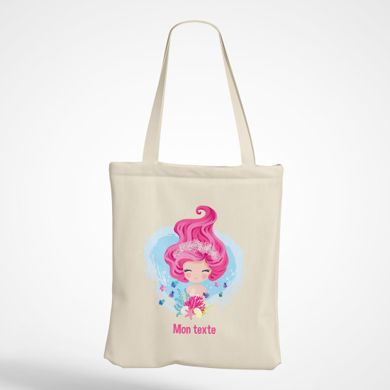 Borsa tote bag personalizzato - Sirena