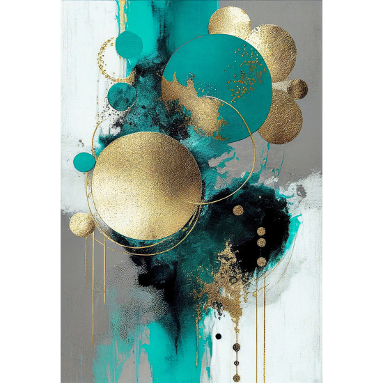 Carta da parati panoramica - Design a cerchi