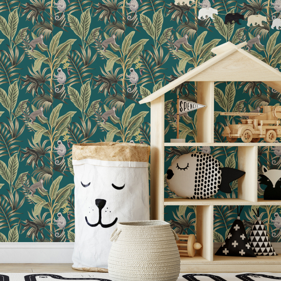 Carta da parati per bambini - Giungla