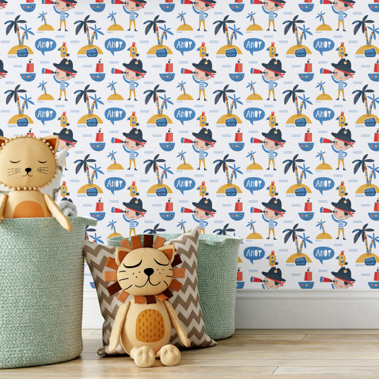 Carta da parati per bambini - Pirati
