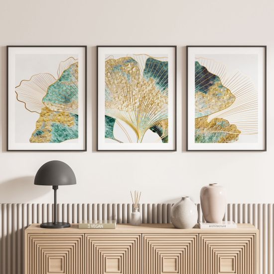 Confezione di 3 poster trittici - Fiori