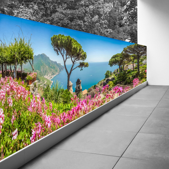 Frangivista per balcone - 130x325 cm - Vista lato Italia
