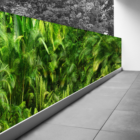 Frangivista per balcone - 130x390 cm - Giungla