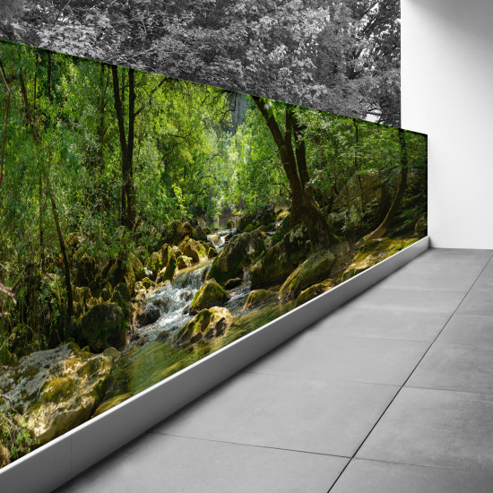 Frangivista per balcone - 130x422 cm - Fiume