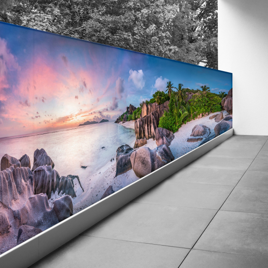Frangivista per balcone - 130x455 cm - Tramonto