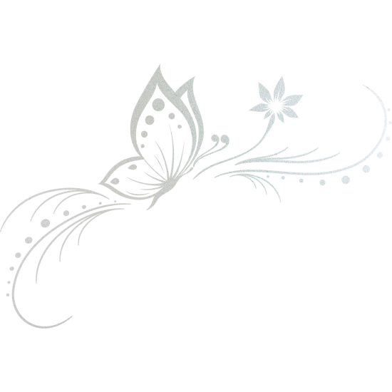 Pellicole Effetto sabbiato - Farfalla