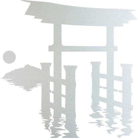 Pellicole Effetto sabbiato - Motivo giapponese