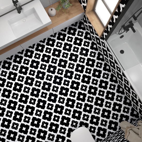 Piastrelle Adesive per Pavimenti - Motivo Orientale