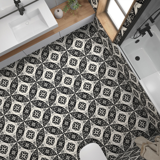 Piastrelle Adesive per Pavimenti - Motivo Orientale