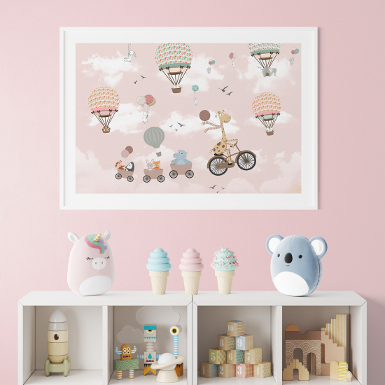 Poster per bambini - Animali nel cielo