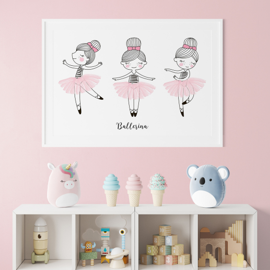 Poster per bambini - Ballerine danzatrici