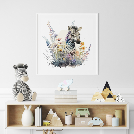 Poster per Bambini - Zebra