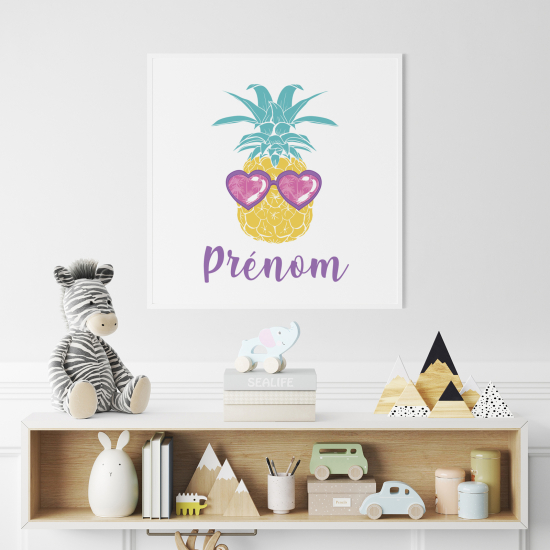 Poster personalizzato per bambini - Ananas