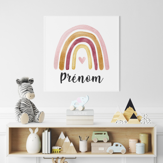 Poster personalizzato per bambini - Arcobaleno
