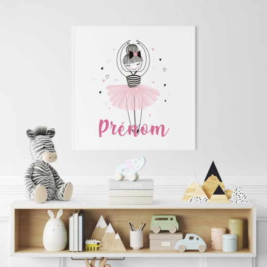 Poster personalizzato per bambini - Ballerine