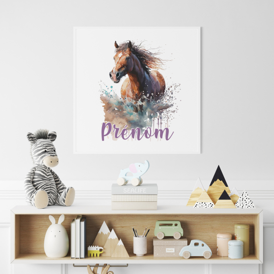 Poster personalizzato per bambini - Cavallo