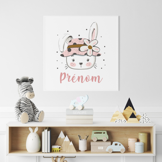 Poster personalizzato per bambini - Coniglio