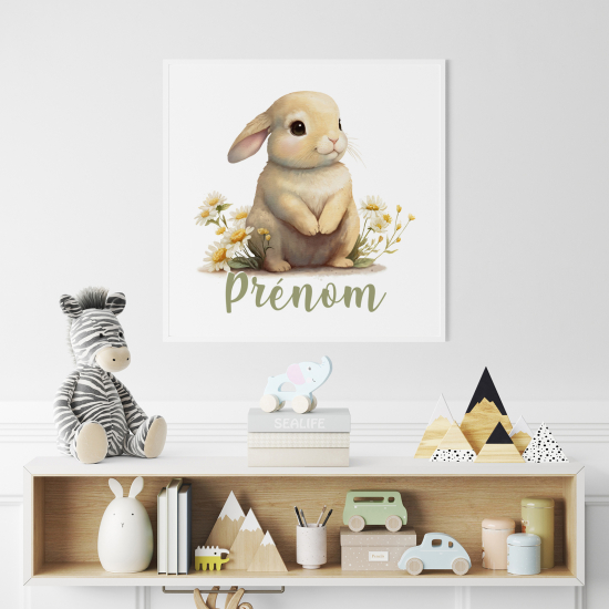Poster personalizzato per bambini - Coniglio