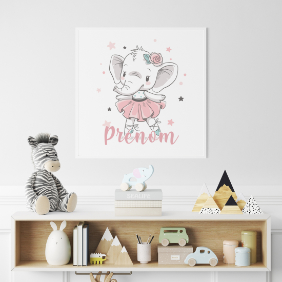 Poster personalizzato per bambini - Elefante