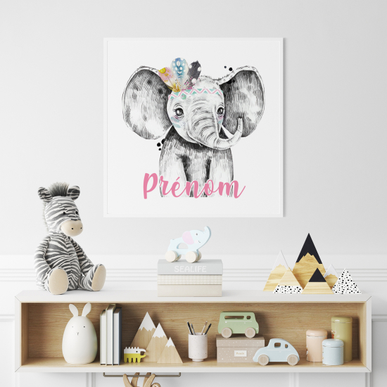 Poster personalizzato per bambini - Elefante