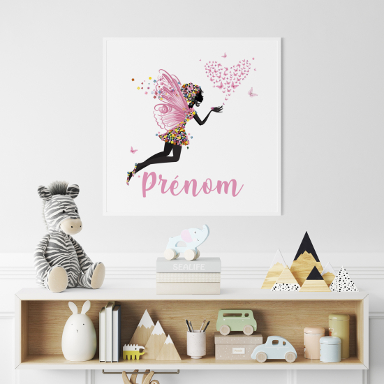 Poster personalizzato per bambini - Fata cuore
